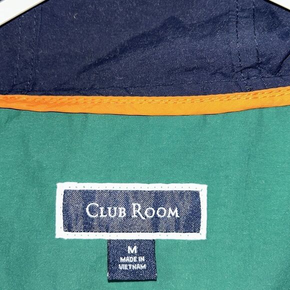 Club Room Men’s Color block Nylon Lightweight Windbreaker Jacket(Size Medium) - Picture 8 of 9